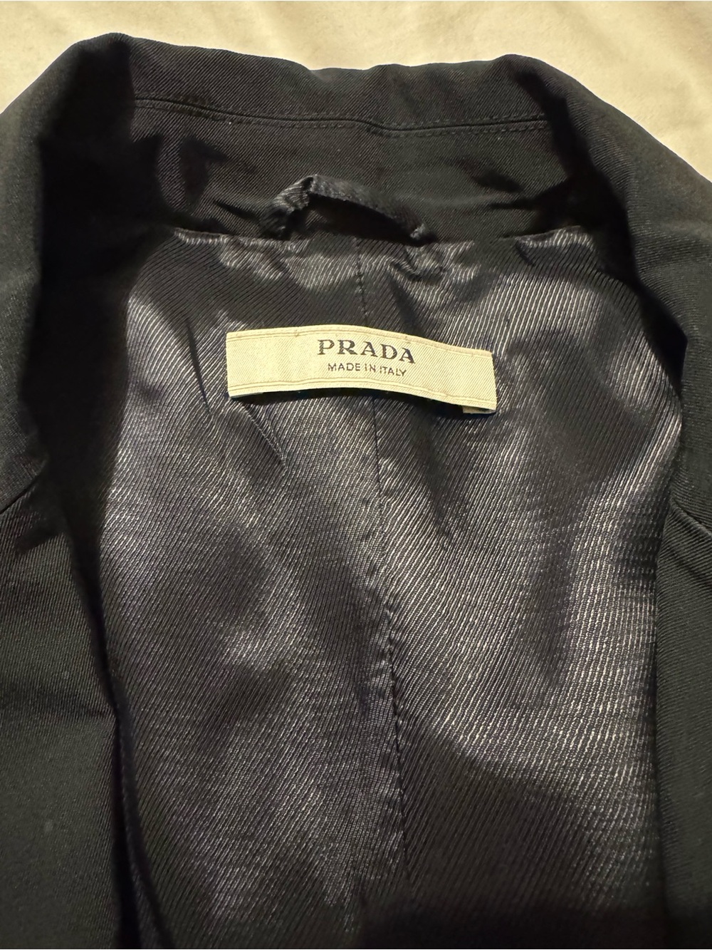 Prada Black Tailored Women's Blazer Jacket - Picture 3 of 5